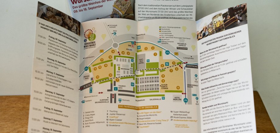 Dürkheimer Wurstmarkt Info-Flyer 2023